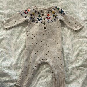 Baby Sweater Romper